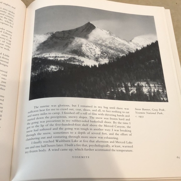 Ansel Adams An Autobiography, large hardcover book, 400 pages photography - Picture 6 of 7